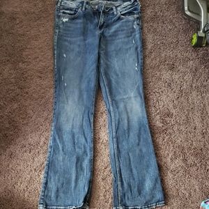 Silver Jean's size W33 L33 LIKE NEW